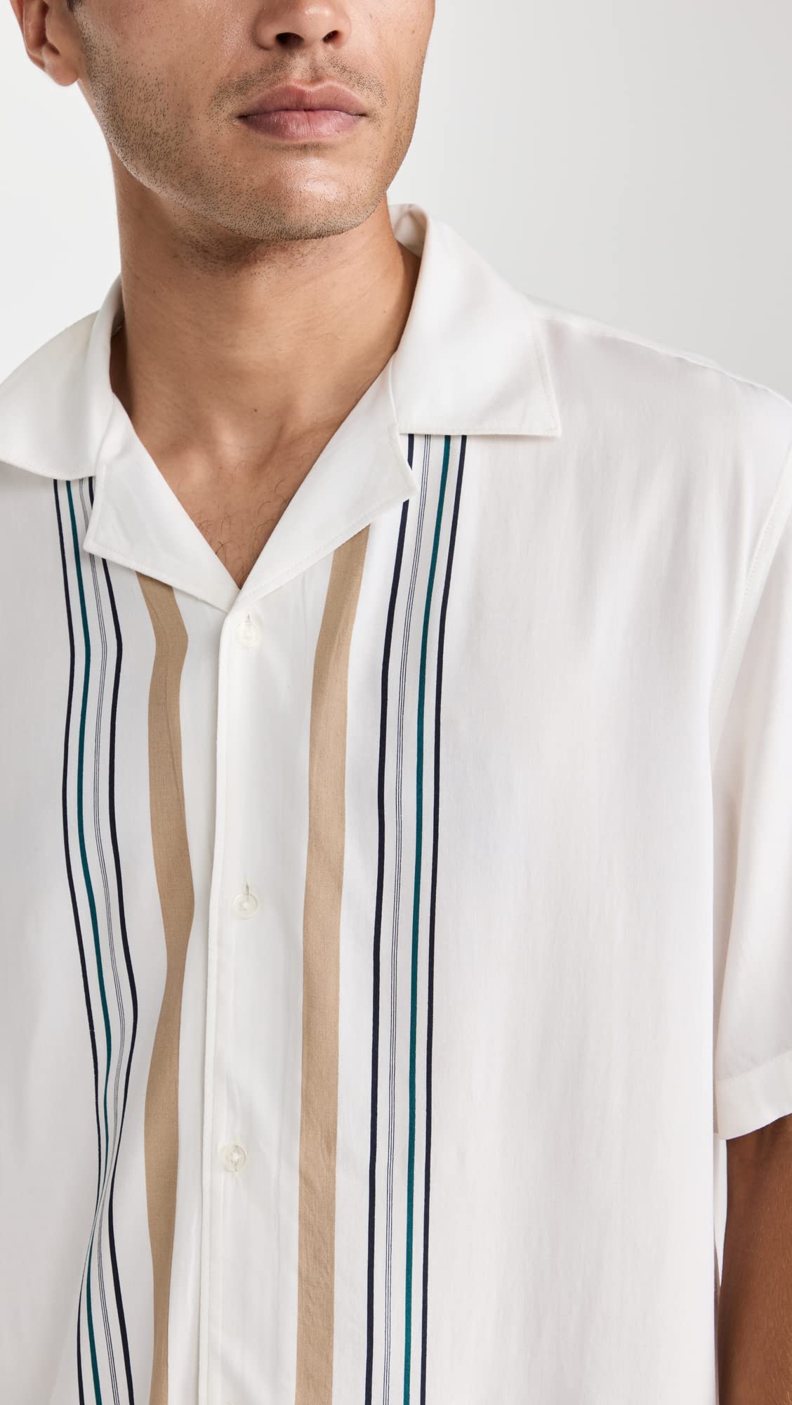 SS Border Print Shirt – Men’s