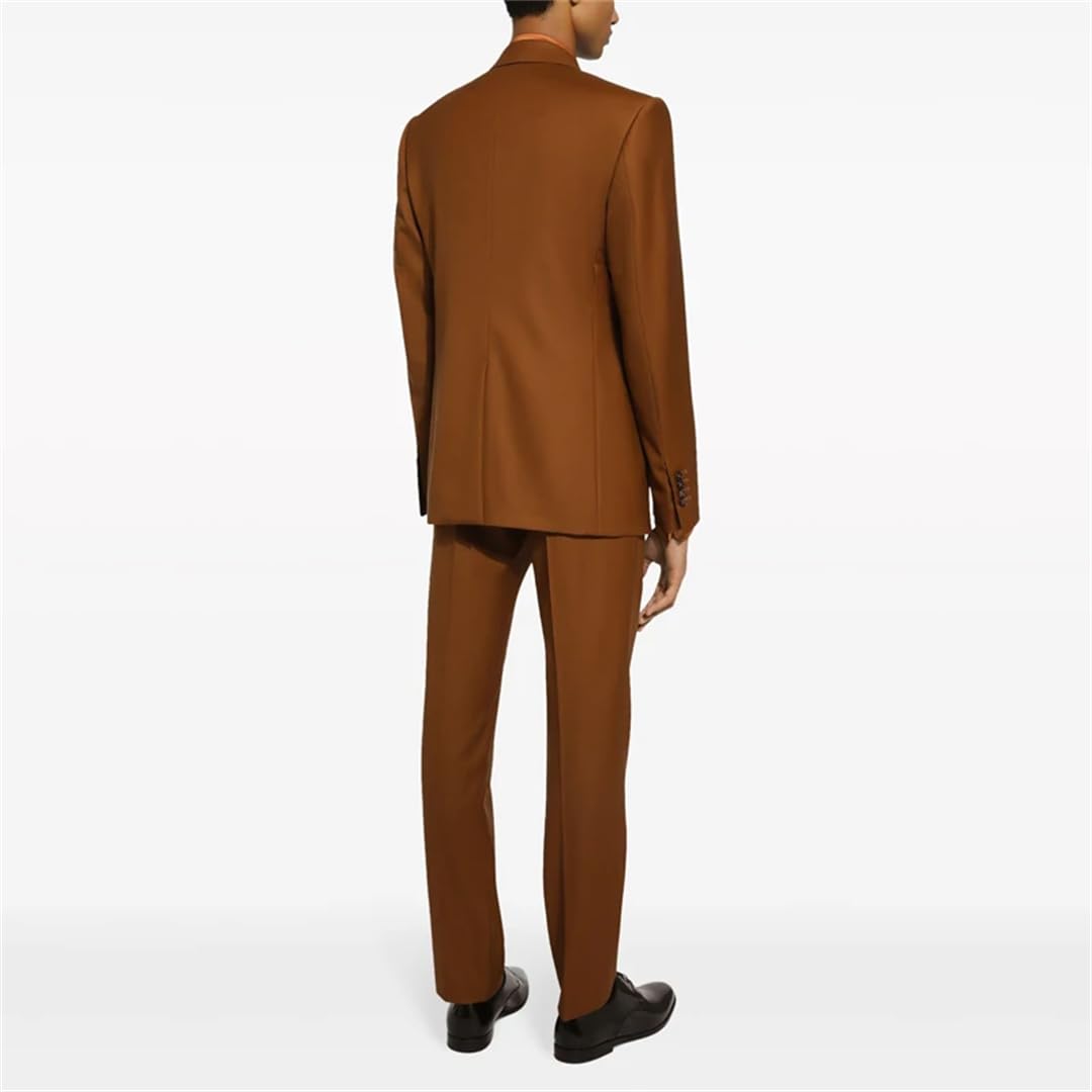 Double-Breasted Slim Fit Blazer – Men’s
