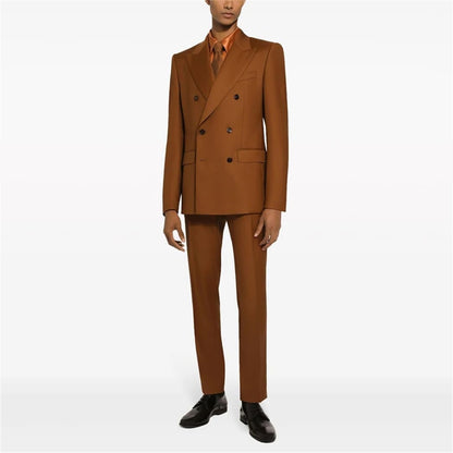 Double-Breasted Slim Fit Blazer – Men’s