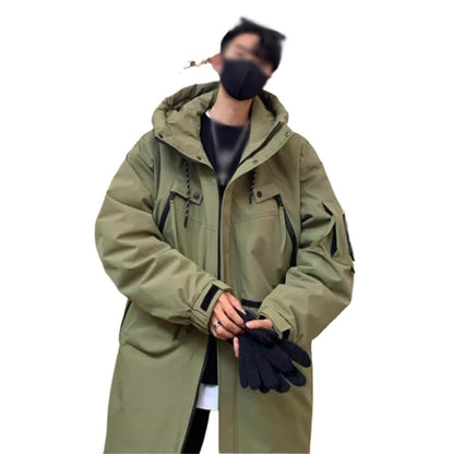 Hooded Down Overalls – Men’s Winter Warm Coat