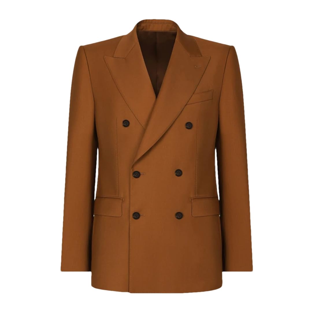 Double-Breasted Slim Fit Blazer – Men’s
