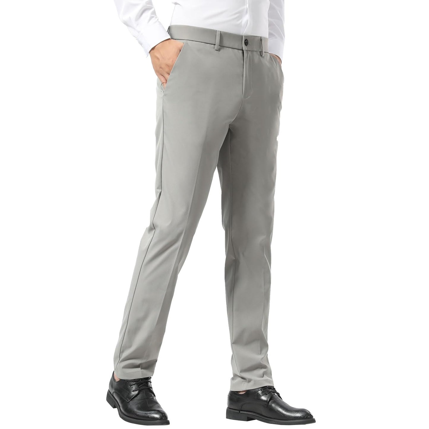 Slim Fit Stretch Dress Pants – Wrinkle Free