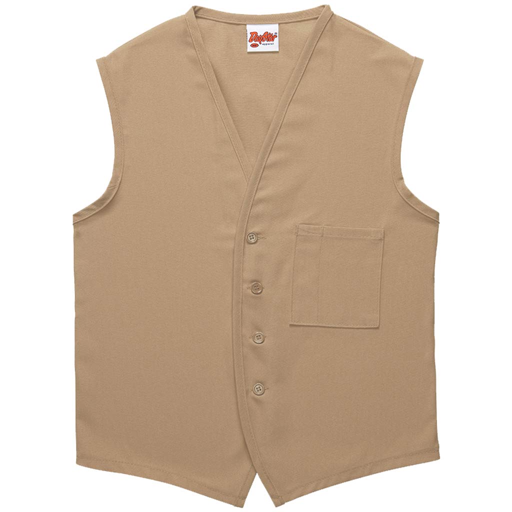 One-Pocket Button Vest – Unisex (12-Pack)