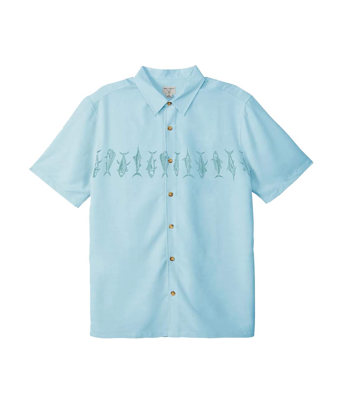 Fishers Wharf Short Sleeve Woven Shirt – Pool Blue
