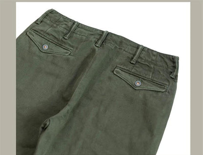 Vintage Wash Straight Fit Chino Pants