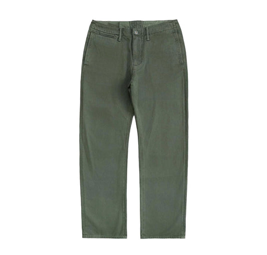 Vintage Wash Straight Fit Chino Pants