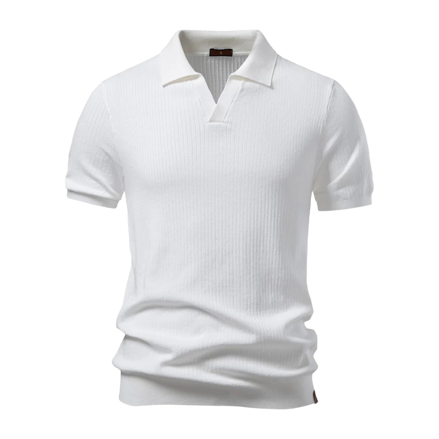 Classic Solid Polo – Breathable Business Casual