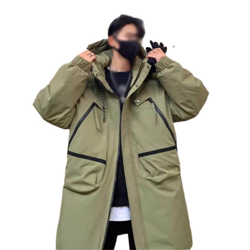Hooded Down Overalls – Men’s Winter Warm Coat