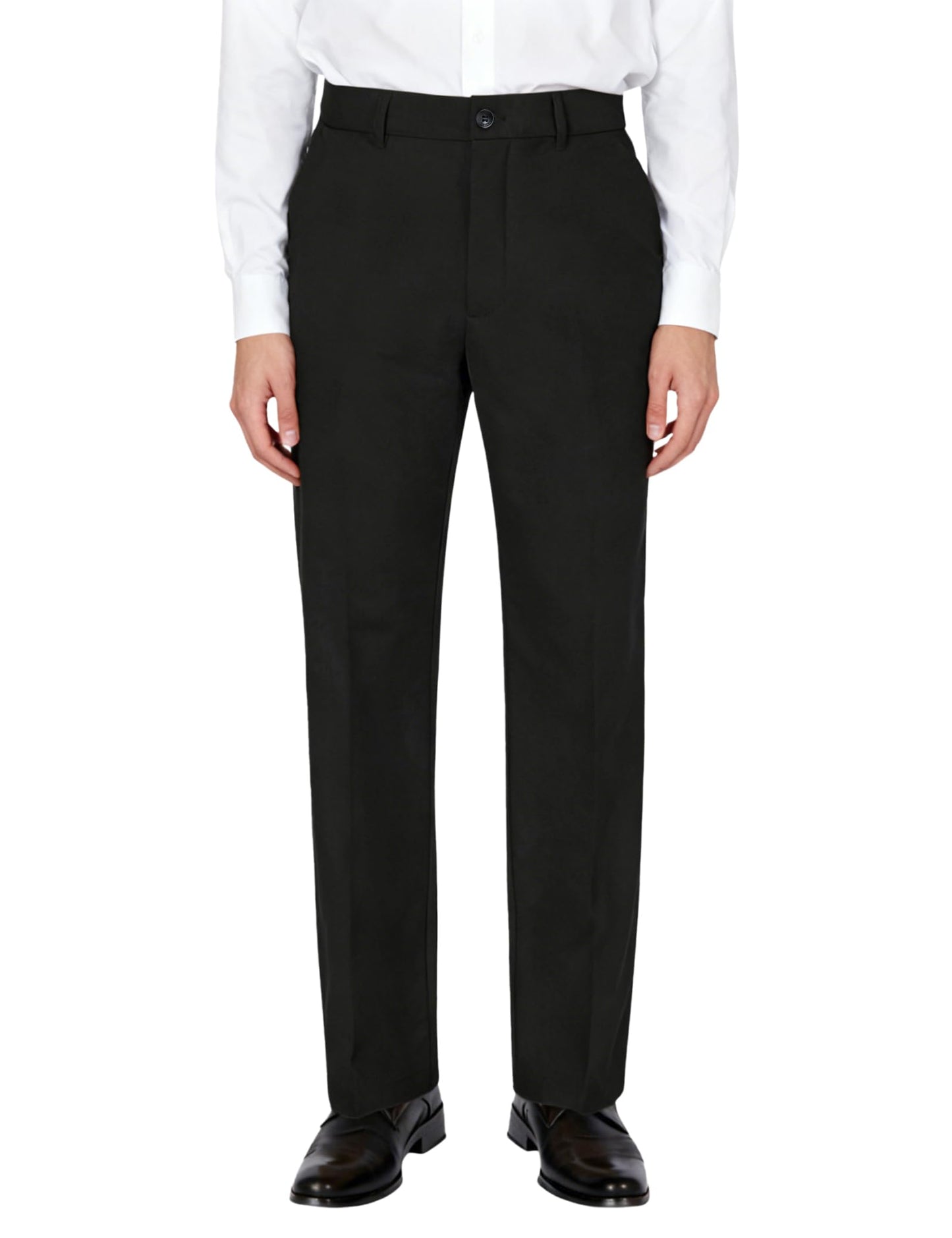 Classic Fit Flat Front Dress Pants – Flex Waist