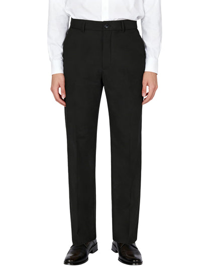 Classic Fit Flat Front Dress Pants – Flex Waist