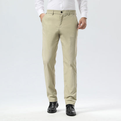 Slim Fit Stretch Khaki Dress Pants – Wrinkle Free
