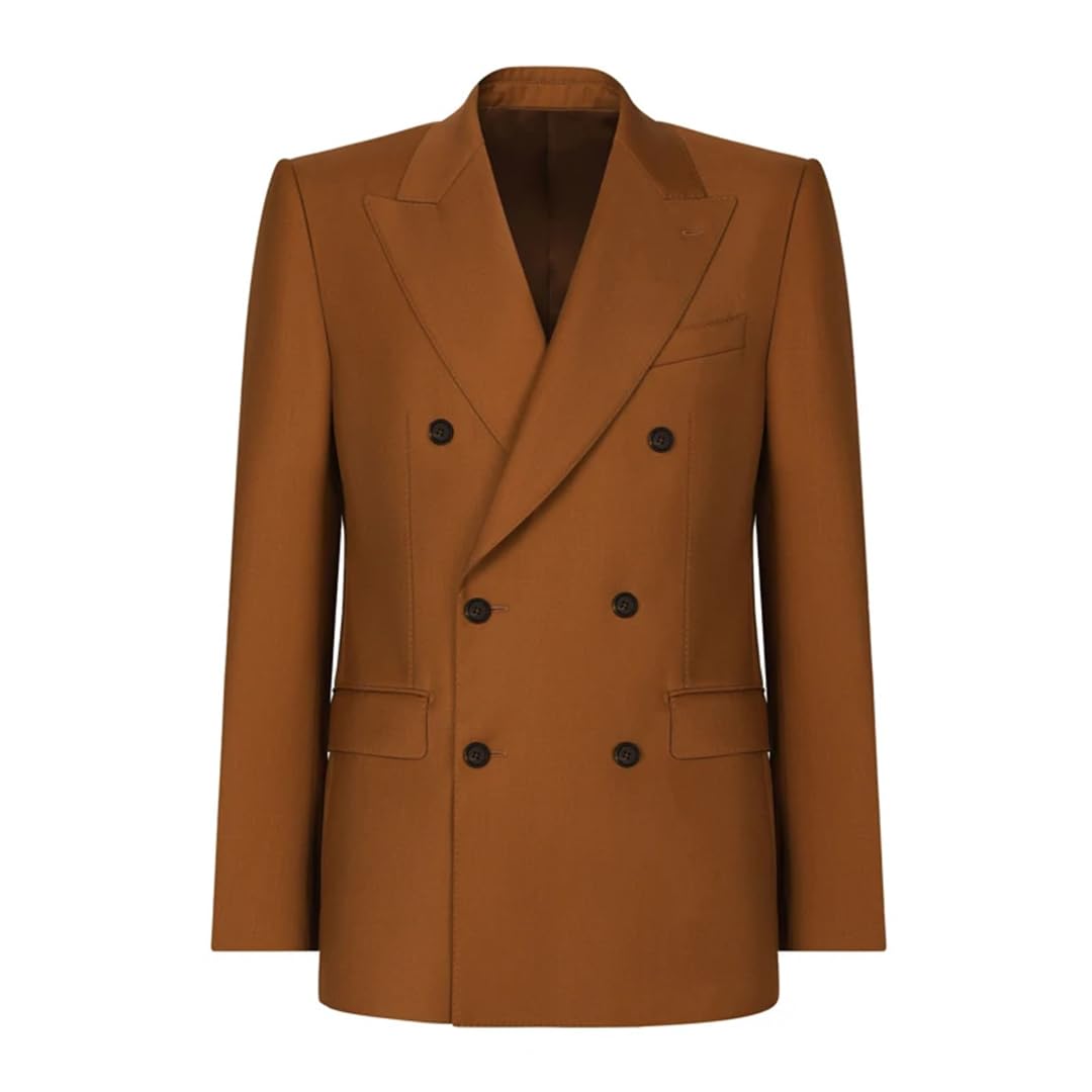 Double-Breasted Slim Fit Blazer – Men’s