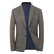 Single-Breasted Business Casual Blazer – Men’s