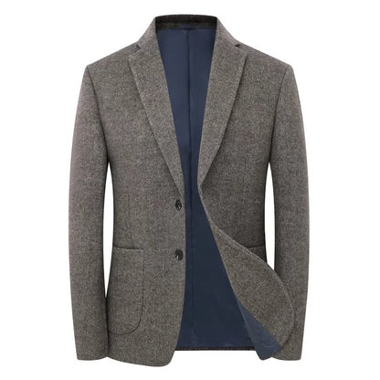 Single-Breasted Business Casual Blazer – Men’s