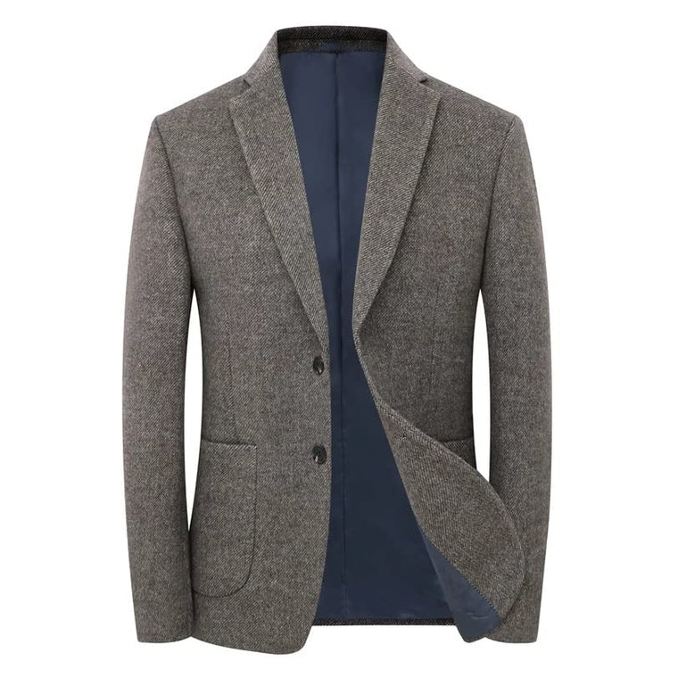 Single-Breasted Business Casual Blazer – Men’s