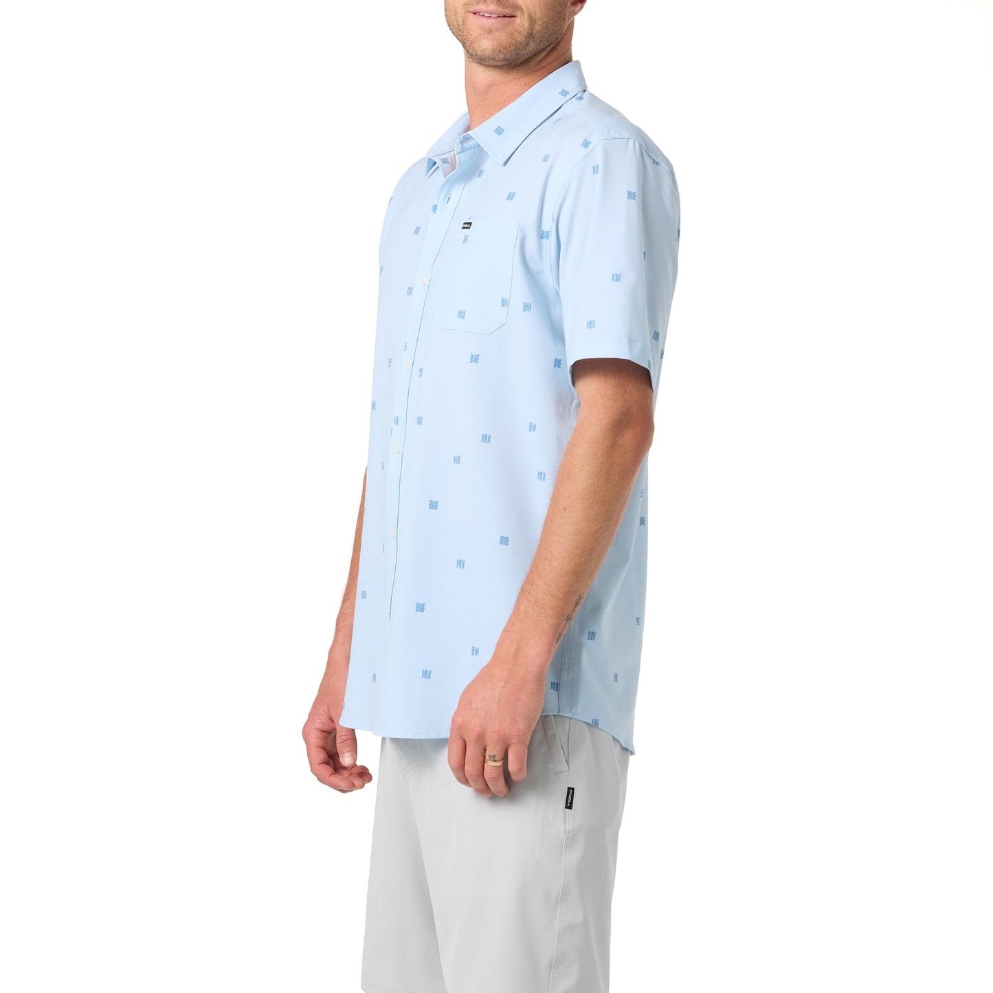 UPF Slub Short Sleeve Woven Shirt – Relaxed Fit