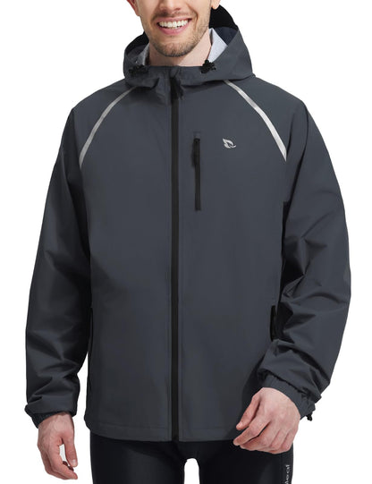 Packable Waterproof Rain Jacket – Lightweight Hooded Windbreaker