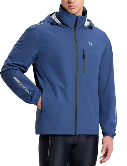 Packable Waterproof Rain Jacket – Lightweight Hooded Windbreaker