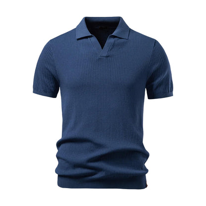 Classic Solid Polo – Breathable Business Casual