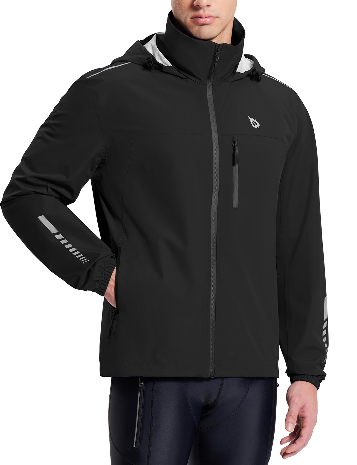 Packable Waterproof Rain Jacket – Lightweight Hooded Windbreaker