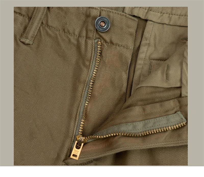 Vintage Wash Straight Fit Chino Pants