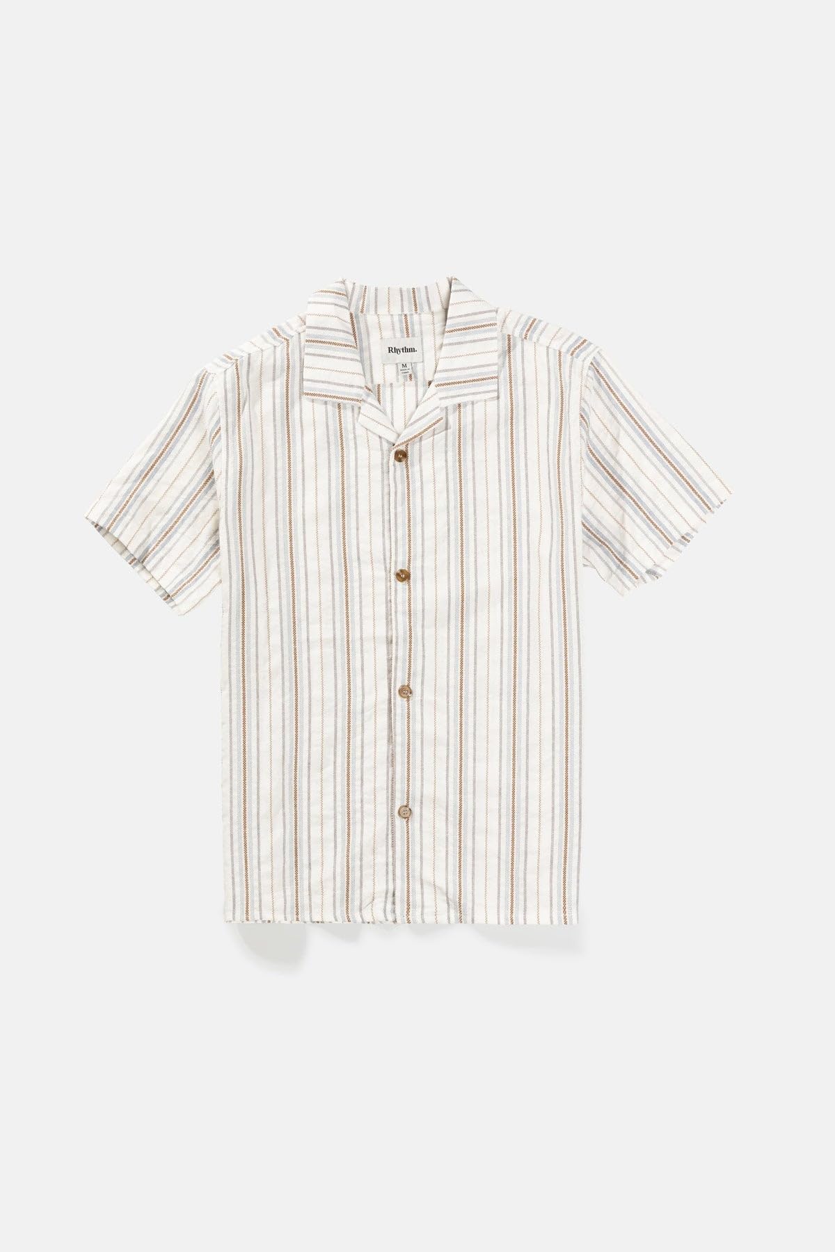 Vacation Stripe Short Sleeve Woven Shirt – Regular Fit