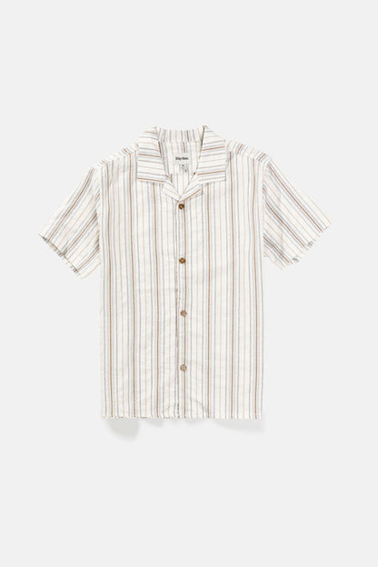 Vacation Stripe Short Sleeve Woven Shirt – Regular Fit