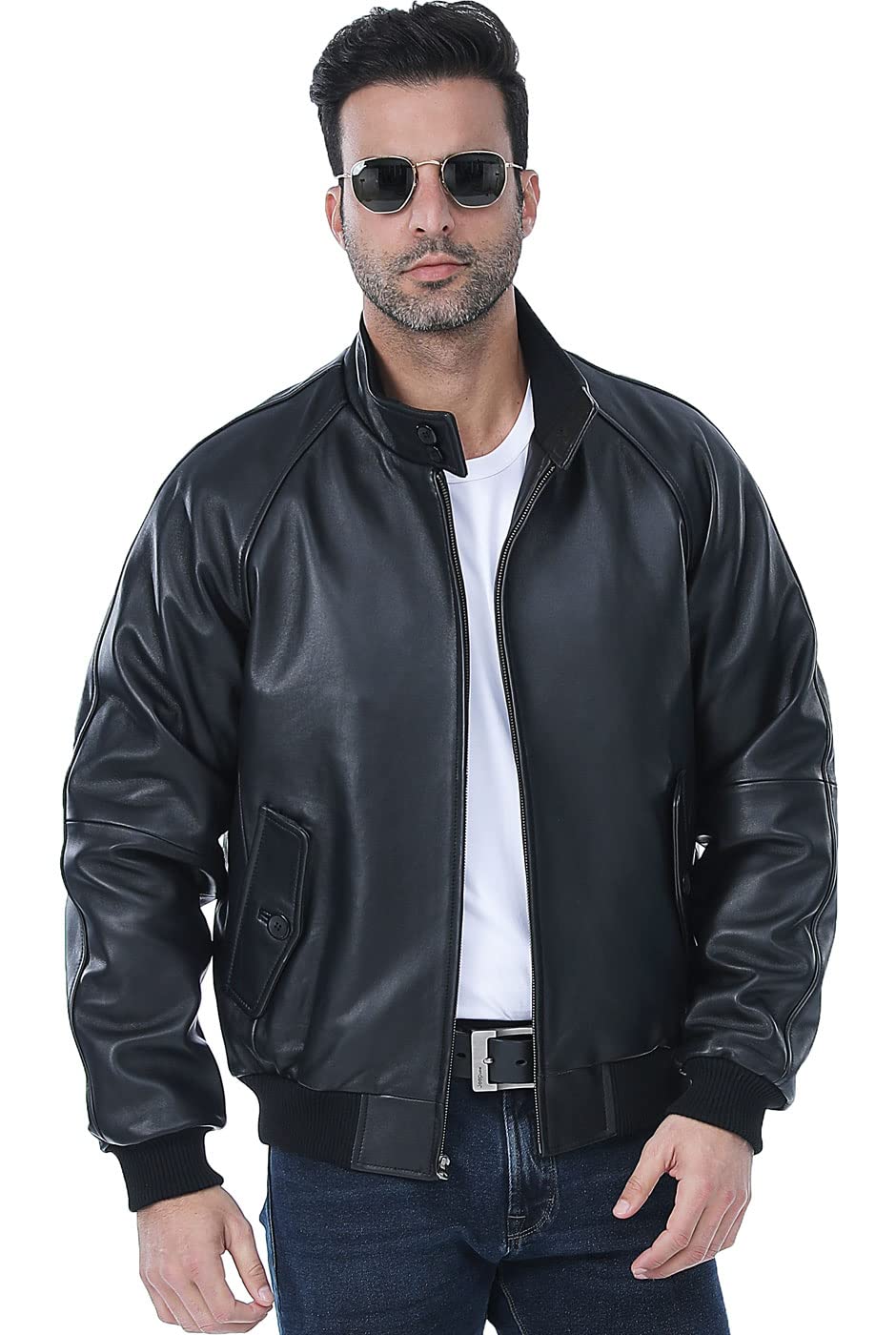 WWII Leather Bomber Jacket – Men’s