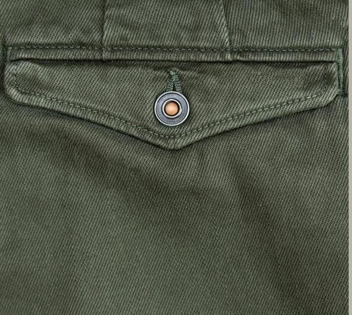 Vintage Wash Straight Fit Chino Pants