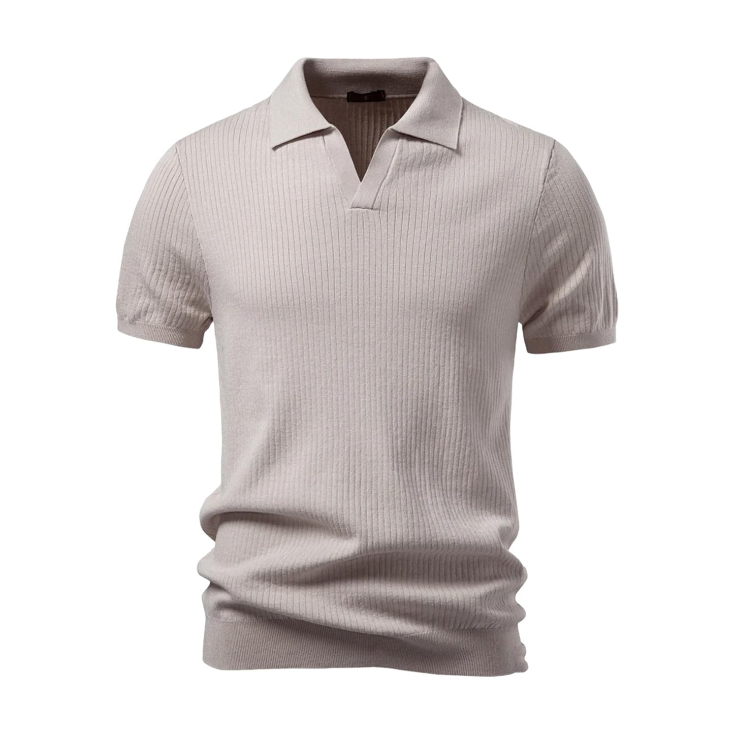 Classic Solid Polo – Breathable Business Casual
