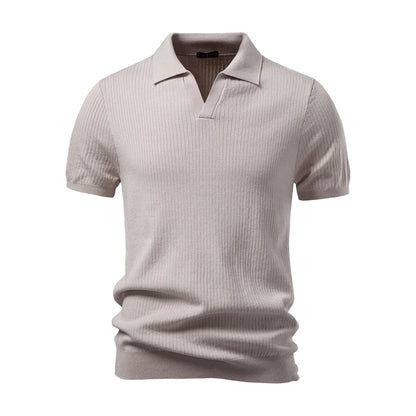 Classic Solid Polo – Breathable Business Casual