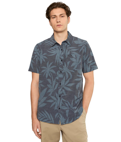UPF Slub Short Sleeve Woven Shirt – Relaxed Fit