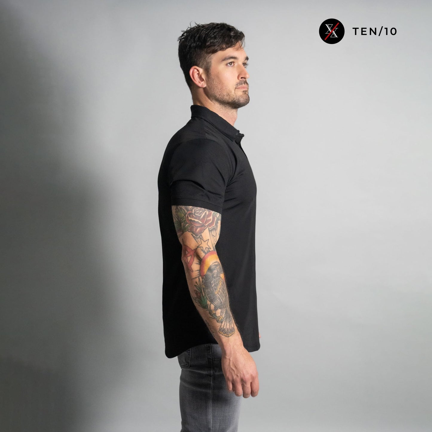 Stratus Polo – Short Sleeve, Button Collar