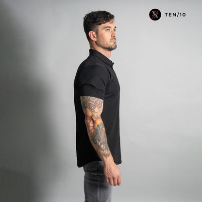 Stratus Polo – Short Sleeve, Button Collar