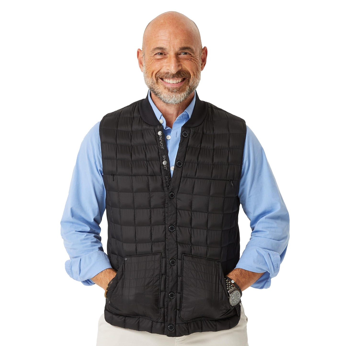 Journey Quilted Weighted Vest – Men’s