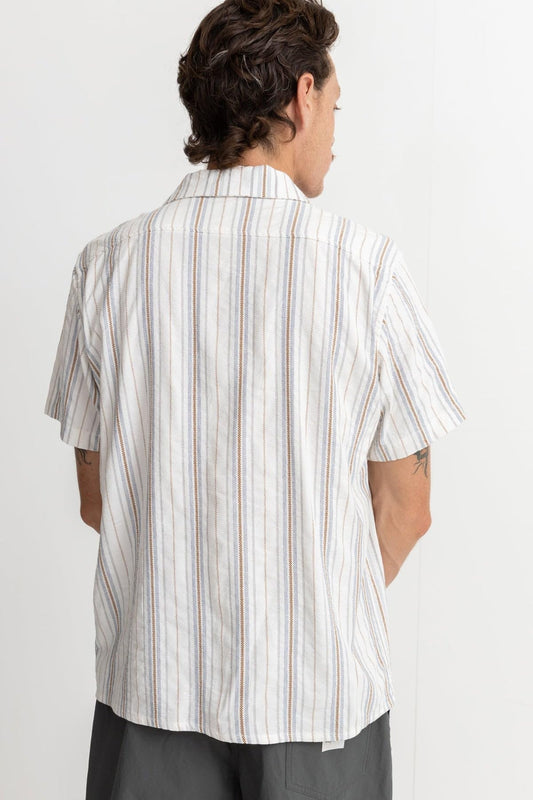 Vacation Stripe Short Sleeve Woven Shirt – Regular Fit