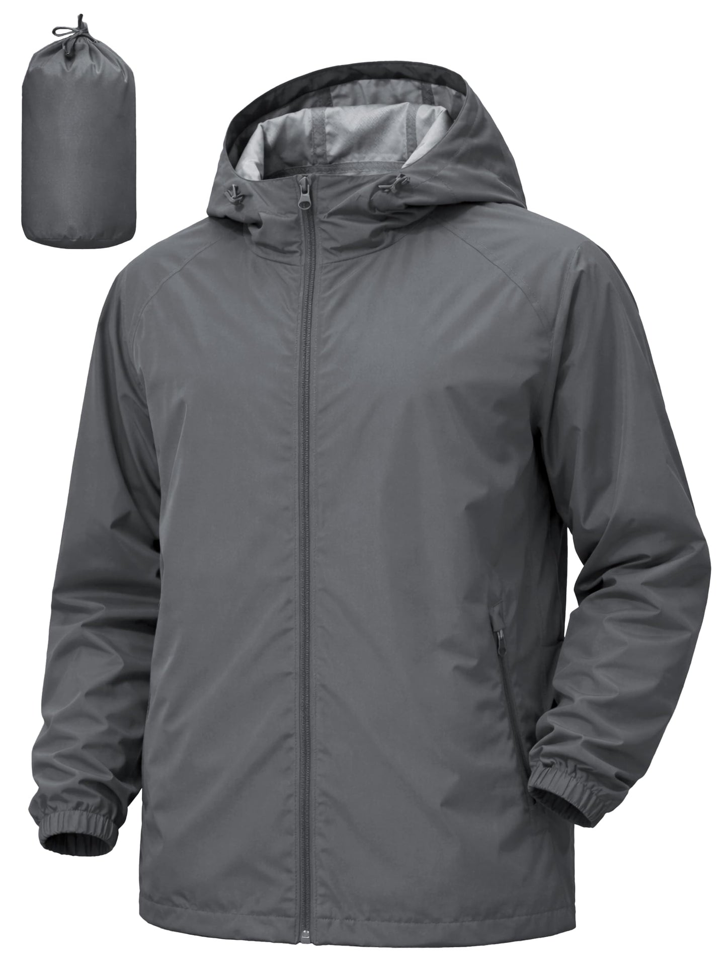 Lightweight Waterproof Windbreaker – Hooded Outdoor Jacket