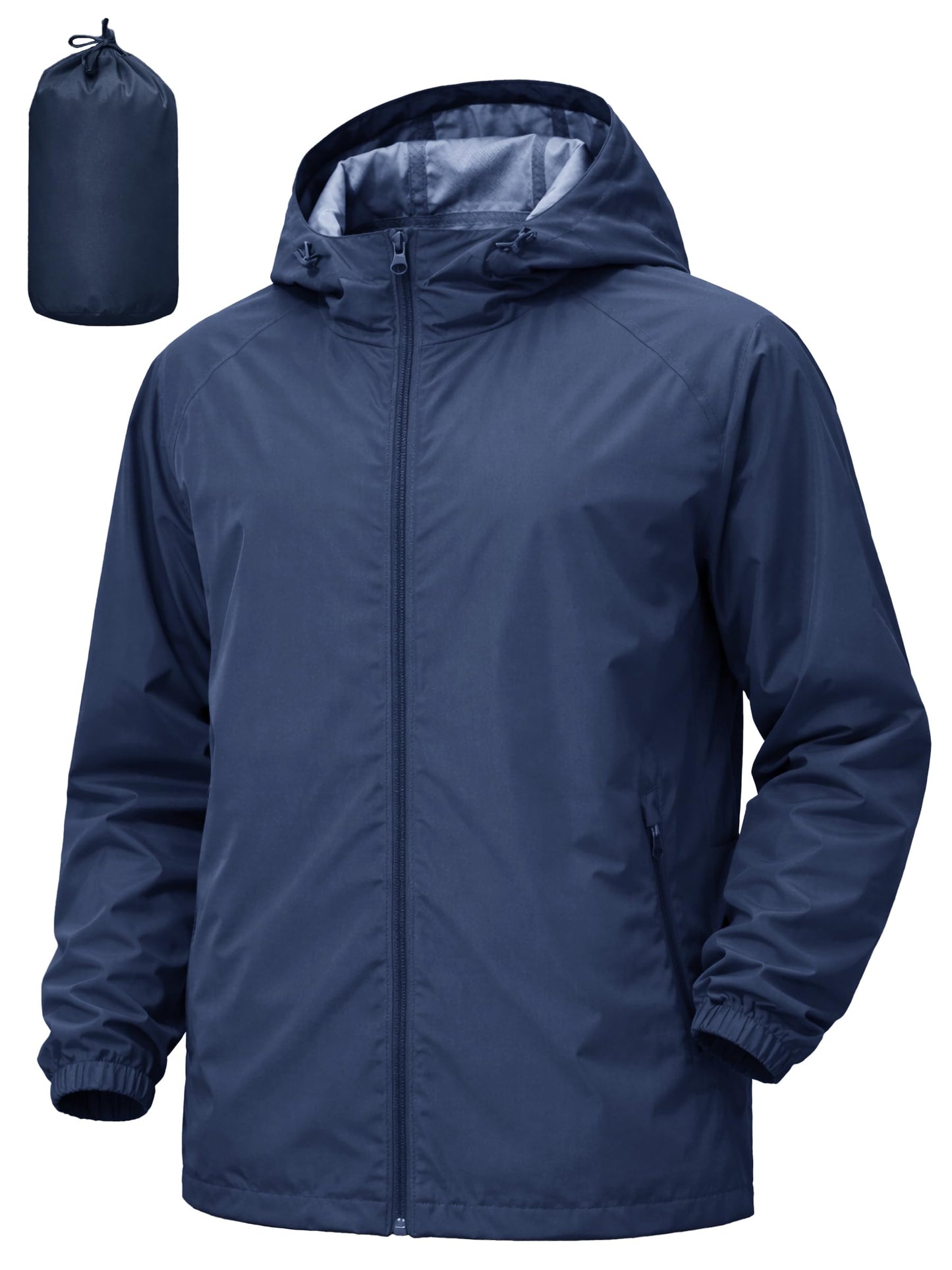 Lightweight Waterproof Windbreaker – Hooded Outdoor Jacket
