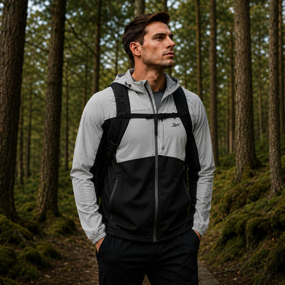 Softshell Fleece Jacket – Lightweight Hooded Windbreaker