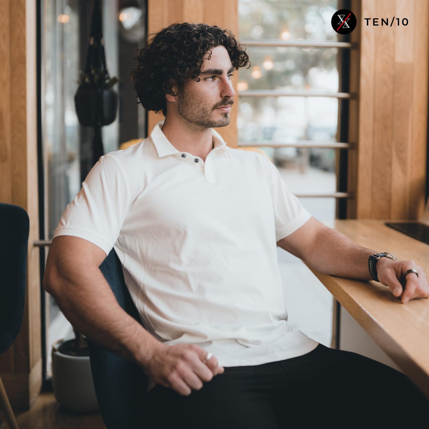 Stratus Polo – Short Sleeve, Button Collar
