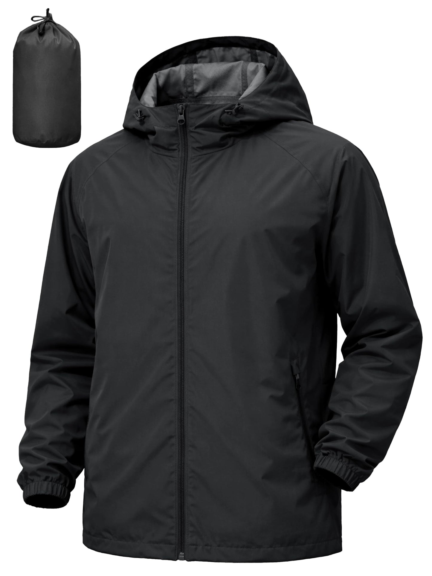 Lightweight Waterproof Windbreaker – Hooded Outdoor Jacket