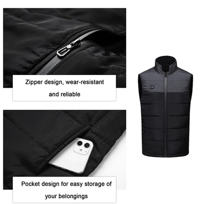 Heated Vest – Lightweight, USB Rechargeable
