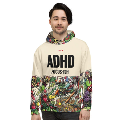 ADHD Warrior Heavyweight Hoodie – Neurodivergent Pride