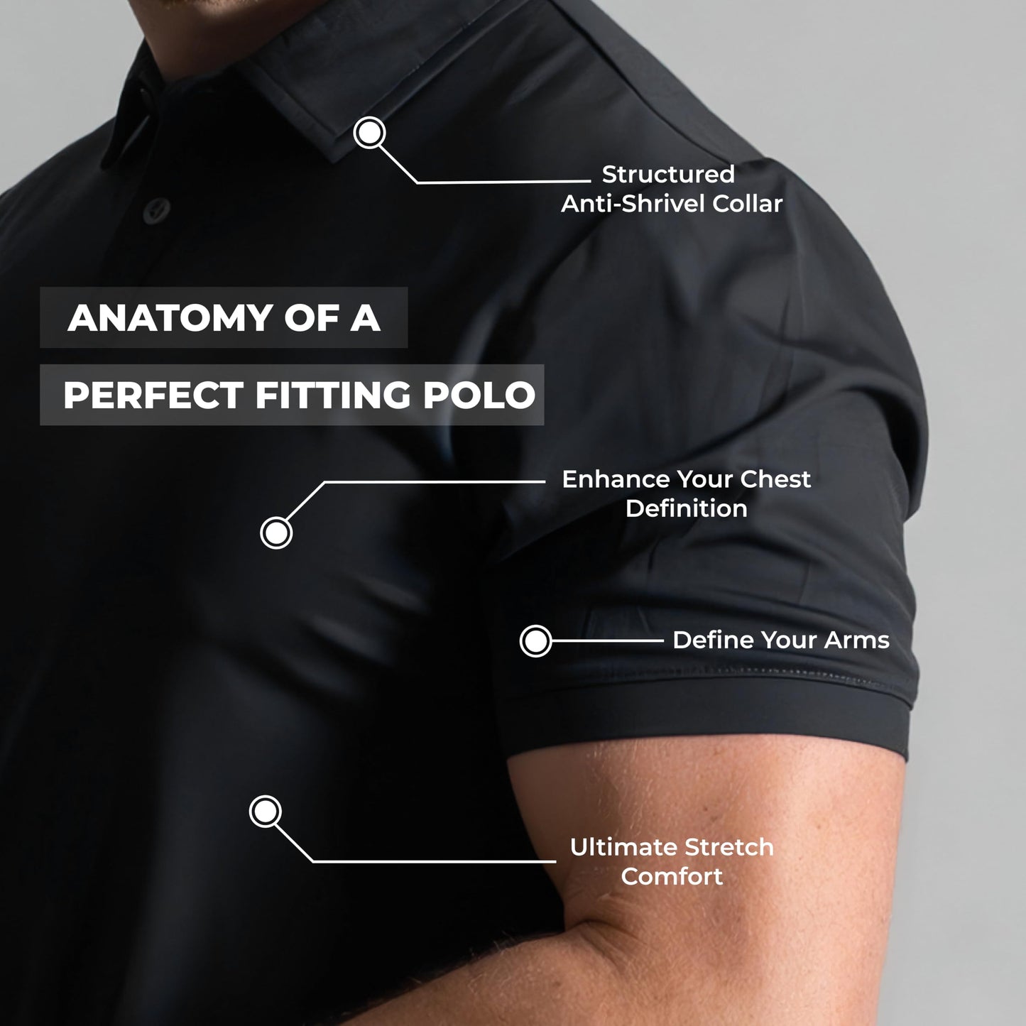 Stratus Polo – Short Sleeve, Button Collar