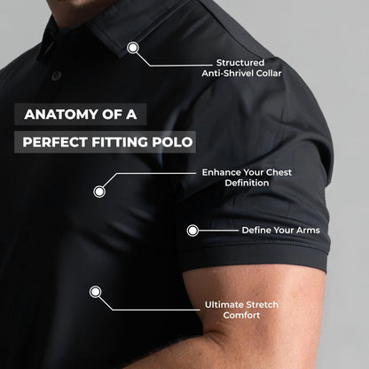 Stratus Polo – Short Sleeve, Button Collar