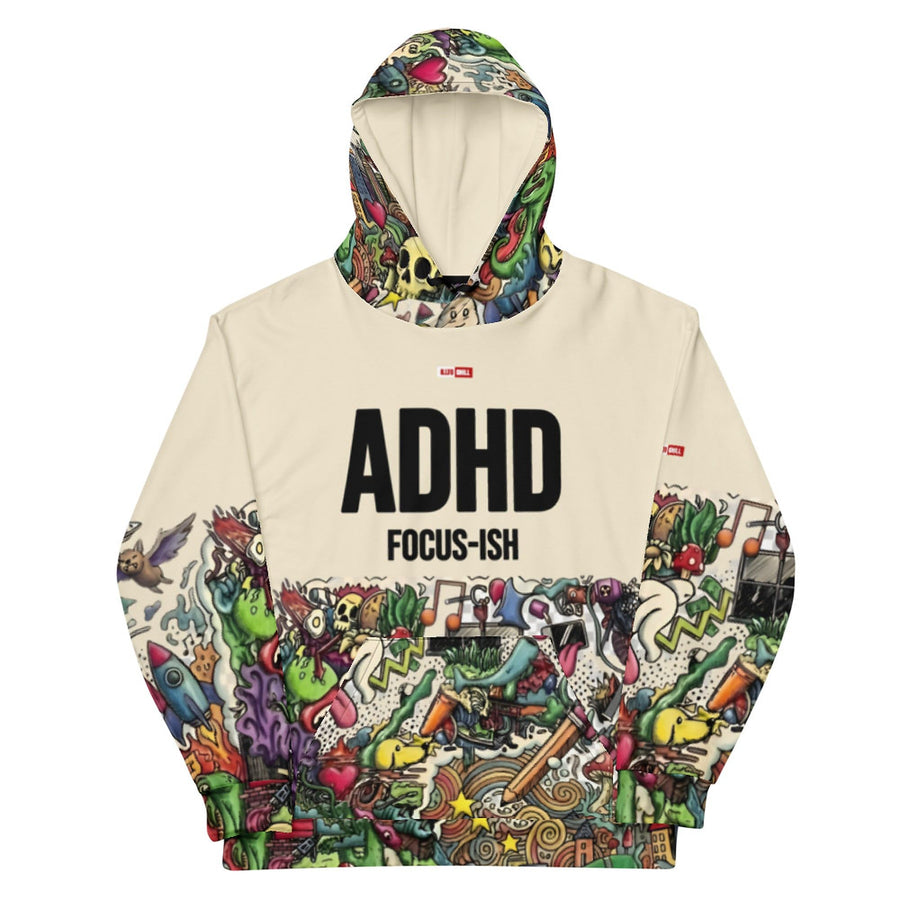 ADHD Warrior Heavyweight Hoodie – Neurodivergent Pride