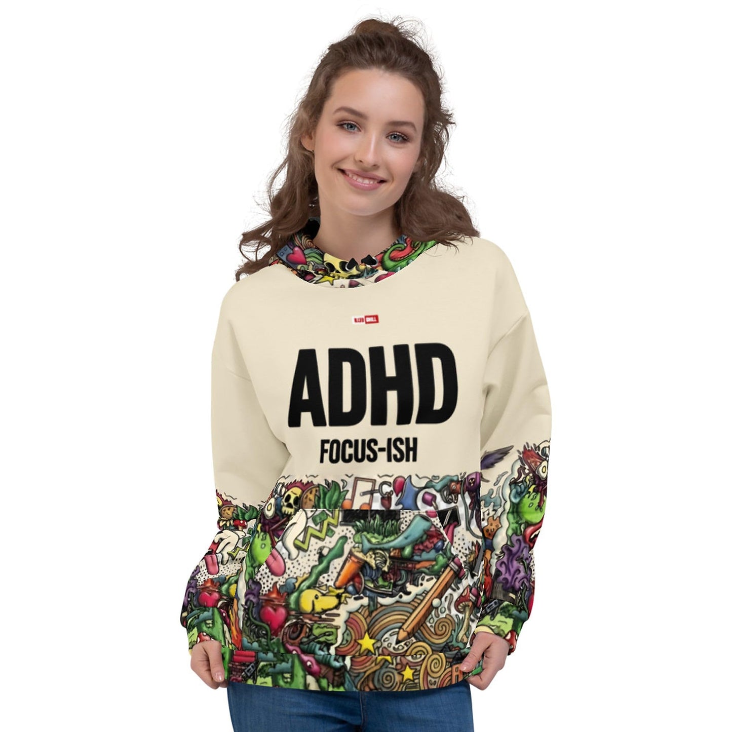 ADHD Warrior Heavyweight Hoodie – Neurodivergent Pride
