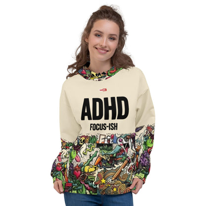 ADHD Warrior Heavyweight Hoodie – Neurodivergent Pride