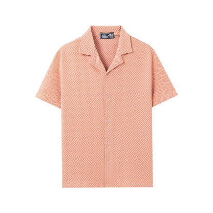 Textured Short Sleeve Shirt – Lightweight & Breathable
