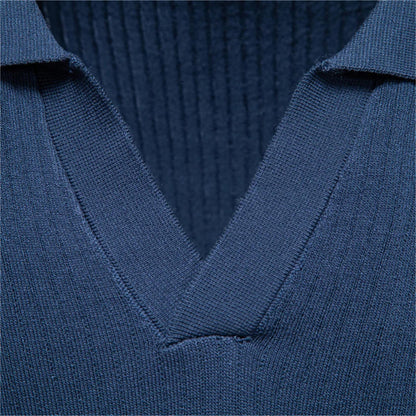 Classic Solid Polo – Breathable Business Casual